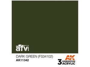 Farba akrylowa Dark green FS34102 - 2859931448