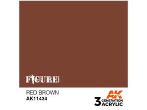 Farba akrylowa Red brown - 2859931461