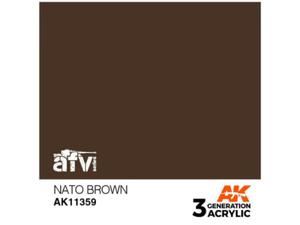 Farba akrylowa NATO Brown - 2862560365