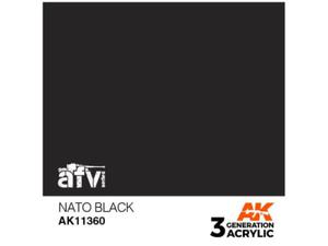 Farba akrylowa NATO Black - 2862560366