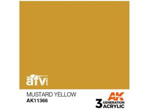 Farba akrylowa Mustard yellow - 2862560373