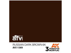 Farba akrylowa Russian dark brown 6K - 2862560376