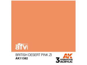 Farba akrylowa British desert pink ZI