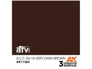 Farba akrylowa S.C.C. No.1A Very dark brown - 2862560388