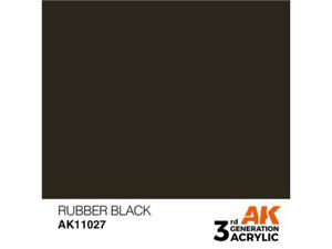 Farba akrylowa Rubber black - 2870710275