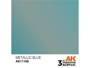 Farba akrylowa Metallic blue - 2871170880