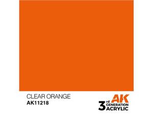 Farba akrylowa Clear orange - 2871170881