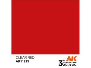 Farba akrylowa Clear red - 2871170883