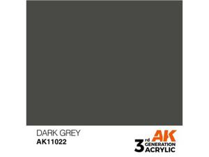 Farba akrylowa Dark grey - 2871437889