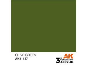 Farba akrylowa Olive green - 2871437891