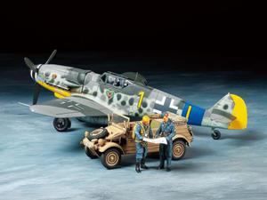 Samolot Messerschmitt Bf109 G-6 i Kubelwagen - 2874151154