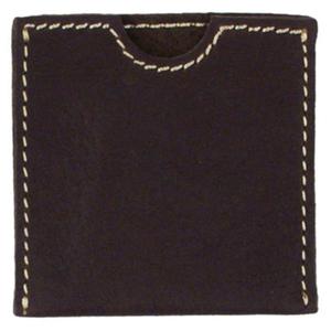 Elegancka skrzana kondomierka - Devine French Envelope brzowy nubuk - 2279257358