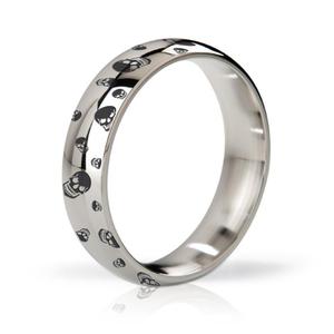 Stalowy piercie na penisa - Mystim His Ringness Earl Polished & Engraved 48m - 2279257421