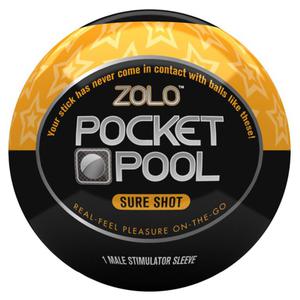 Masturbator podrczny - Zolo Pocket Pool Pure Shot - 2279257596