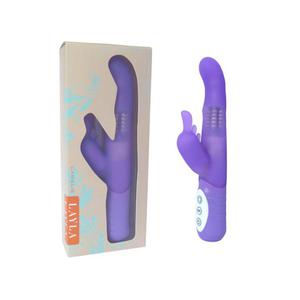 Wibrator ze stymulatorem echtaczki i rotacj - Layla Camelie Vibrator - 2279257674