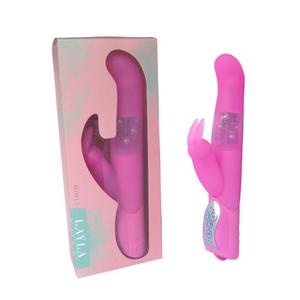 Wibrator z obrotow gwk i stymulatorem echtaczki - Layla Gigli Vibrator - 2279257679