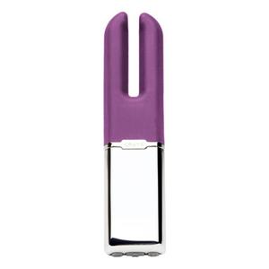 Podwjny stymulator echtaczki - Crave Duet Vibrator fioletowy - 2279257792