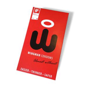 Prezerwatywy z aplikatorem - Wingman Condoms 2 sztuki - 2279257829