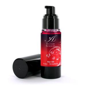 Podniecajcy i rozpalajcy olejek Hot Oil Strawberry - 2279255648