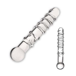 Dildo szklane - Glas Callisto Clear Glass Dildo - 2279258008