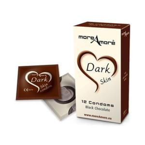 Ciemne prezerwatyw Condom Dark Skin - czekoladowe - 2279255665