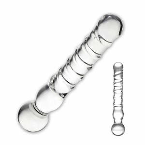 Dildo szklane - Glas Joystick Clear Glass - 2279258014