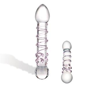 Dildo szklane - Glas Spiral Staircase Full Glass Dildo - 2279258018