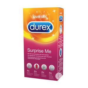 Prezerwatywy stymulujce - Durex Surprise Me Condoms 12 szt - 2279258047