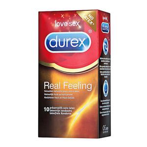 Prezerwatywy nielateksowe - Durex Real Feeling Condoms 10 szt - 2279258048