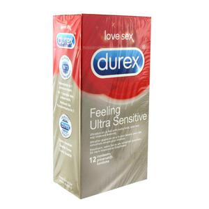 Prezerwatywy super cienkie - Durex Feeling Ultra Sensitive Condoms 12 szt - 2279258049