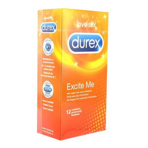 Prezerwatywy stymulujce - Durex Excite Me Condoms 12 szt - 2279258053