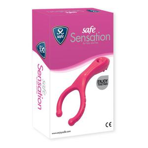 Zacisk wibrujcy na czonka - Safe Sensation Cockring - 2279258071