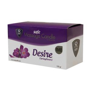 wieca do masau - Safe Massage Candle Desire Springflower kwiaty - 2279258076