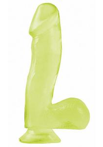 Dildo realistyczne z przyssawk - PIPEDREAM Basix Rubber Works 6.5" Dong with Suction Cup - Zielony - 2279258084