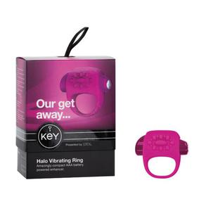 Wibrujcy piercie na penisa - Key by Jopen Halo Cock Ring rowy - 2279258144