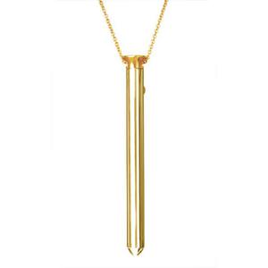 Masaer echtaczki naszyjnik - Crave Vesper Vibrator Necklace zoto 24K - 2279258321