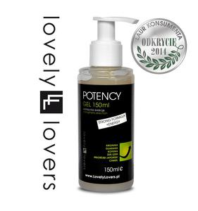 el wzmacniajcy erekcj - Lovely Lovers POTENCY Gel STRONG FORMULA + ENERGY 150ml - 2279258527