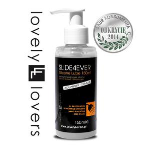 Nawilajcy el silikonowy - Lovely Lovers SLIDE4EVER Silicone Lube 150ml - 2279258534