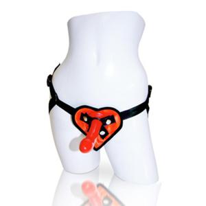 Zestaw uprz plus dildo Sportsheets - Heart Harness and Dildo Kit - 2279255833