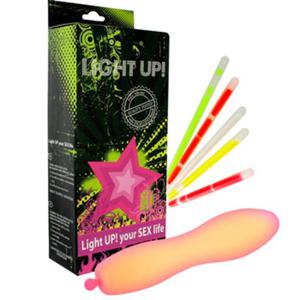 Podwietlane klasyczne dildo Light-Up Dildo Standard - 2279255862