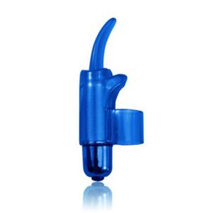 Silny wibrator na palec Tingling Tongue PowerBullet niebieski - 2279256018