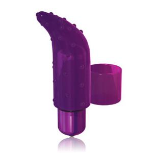 Wibrator na palec Frisky Finger PowerBullet  z wypustkami fioletowy - 2279256020