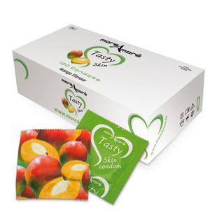 Mango prezerwatywy MoreAmore Condom Tasty Skin Mango 100 sztuk - 2279256423