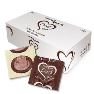 Czekoladowe prezerwatywy MoreAmore Condom Tasty Skin Chocolate 50 sztuk - 2279256434