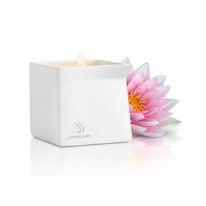 wieca zapachowa z olejkiem do masau - rowy kwiat Lotosu - Jimmyjane Pink Lotus - 2279255235