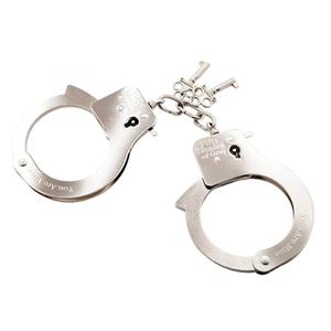 Pidziesit twarzy Greya  Metal Handcuffs - Metalowe kajdanki - 2279256643