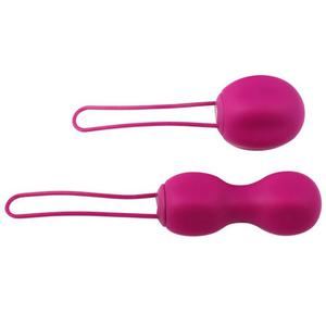 Nomi Tang IntiMate Kegel Set - Zestaw kulek do wicze mini Kegla czerwony - 2279256741