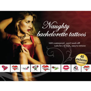 AdultBodyArt - Zestaw Tatuae Erotyczne - Naughty Bachalorette - 2279255356