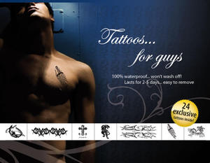 AdultBodyArt - Zestaw Tatuae Erotyczne - For Guys - 2279255357