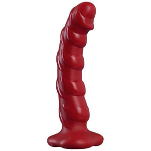 Dildo z wypustkami Tiger FUN FACTORY, czerwone - 2279255474